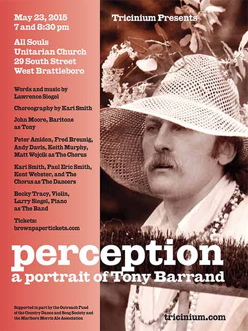 perception, a cabaret opera and portrait of tony barrand